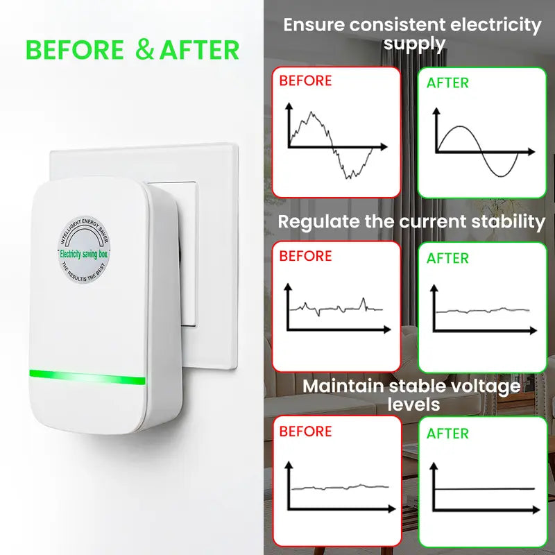 New 2026 Updated Design🔥Energy Saver Plug-In Power Box with US Plug